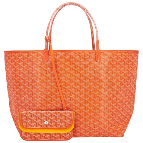 orange goyard tote bag